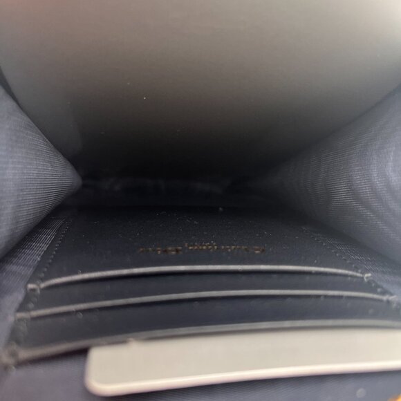 Dior Montaigne Phone Holder with Chain Strap - Blue Oblique Jacquard - Picture 6 of 11